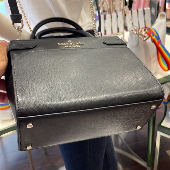 Kate Spade staci small satchel black NWT - Picture 2 of 16